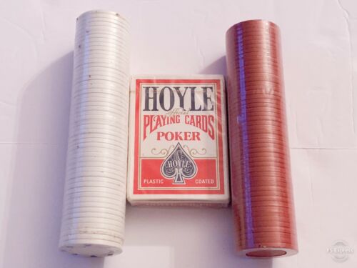 Poker Card Games Lot Dealer Normal Chips Hoyle Playing Cards ALL BRAND NEW