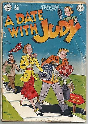 A DATE WITH JUDY #14 (Based on NBC Radio Show, #17 Inside) DC Comics, 1949-1950
