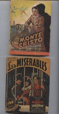 Les Miserables & Count of Monte Cristo Movie Photo Big Little Photo books