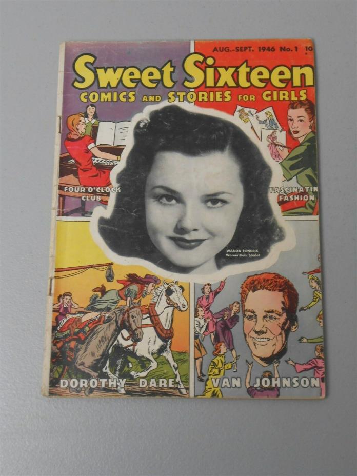 Sweet Sixteen Comics & Stories for Girls #1 (4.0 VG) Dorothy Dare~Van Johnson