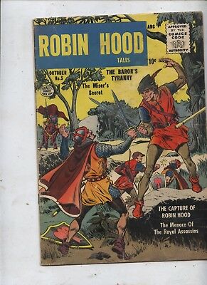 Robin Hood #5 Quality comics Matt Baker art golden age comic