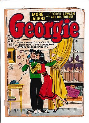 GEORGIE #37  [1952 PR]  KISSING COVER!