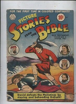Picture Stories from the Bible #2  1942, DC EC comic Old Testament