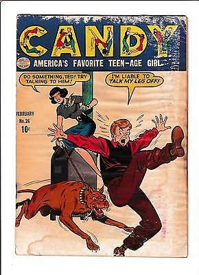 CANDY #26  [1952 FR-GD]  ATTACK DOG COVER!