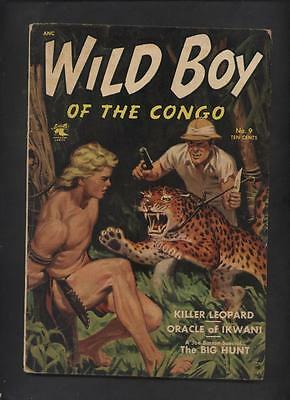 Wild Boy of the congo #9 St John golden Age comic Norm Saunders painted cover