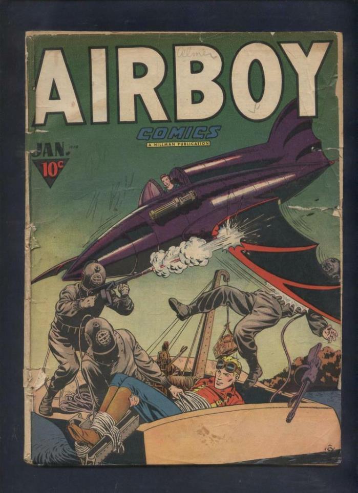 Airboy V2 #64 comic  Golden age comic the Heap