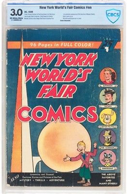 NEW YORK WORLD'S FAIR COMICS #1939 (DC, 1939) CBCS GD/VG 3.0  -1st Sandman app