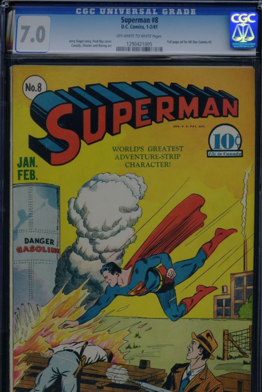 SUPERMAN #8 - CGC