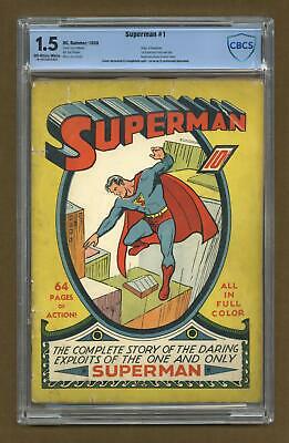 Superman (1st Series) #1 1939 CBCS 1.5