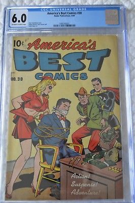 America's Best Comics # 30 (1949) CGC 6.0 OFF-WHITE TO WHITE Pages