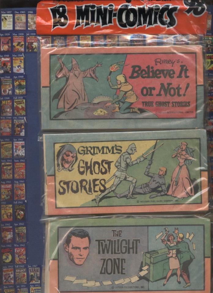 Gold Key 18 Pack Mini comic set Mint sealed Ripleys, Grimms Twilight Zone