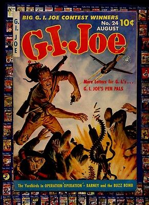 GI JOE #24  war comic  #24 Norm Saunders art Great war comic