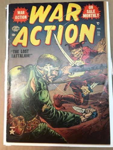 War Action #11 (1953) 5.5+ CRM Atlas War Atilla the Hun Story! Krigstein Art