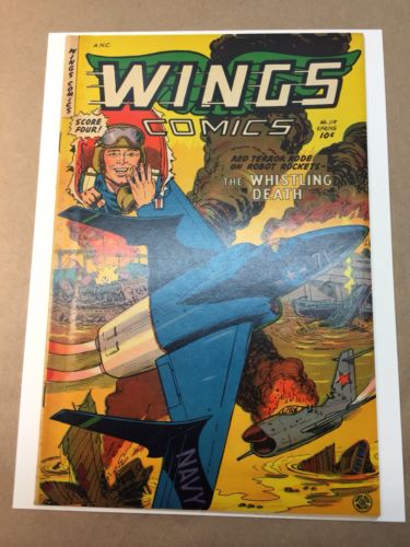Wings #119 (1952) F+ OW Fiction House War Comic