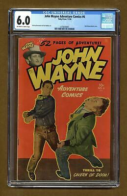John Wayne Adventure Comics #6 1950 CGC 6.0 1270658001