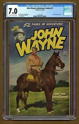John Wayne Adventure Comics #7 1950 CGC 7.0 1270658002