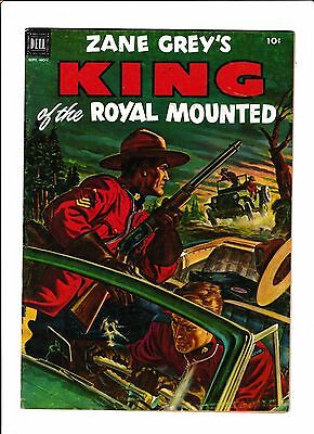 KING OF THE ROYAL MOUNTED #9  [1952 VG-]  JEEP COVER!
