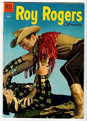 ROY ROGERS COMICS #82 - Dell 1954 VG Vintage Comic