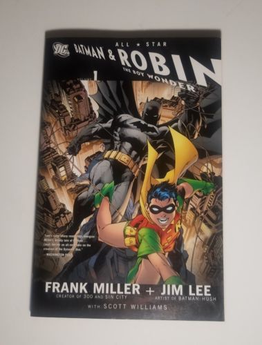 DC All Star Batman & Robin the Boy Wonder Frank Miller and Jim Lee 2008