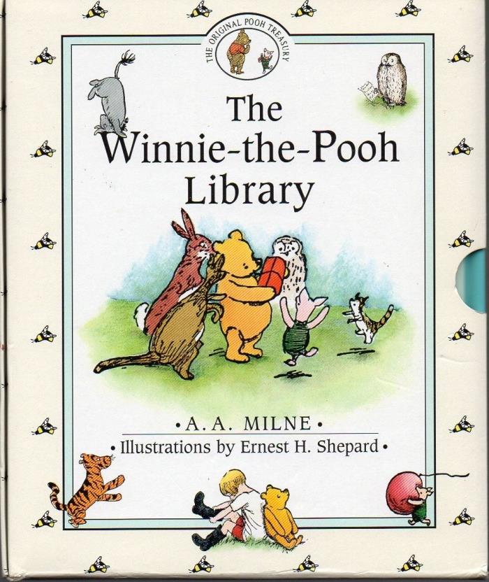 The Winnie The Pooh Library Slipcase of 12 Hardcovers A A Milne Gorgeous FREE S/