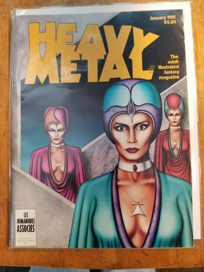 HEAVY METAL MAGAZINE JANUARY 1981 EXCELLENT CONDITION NEAR MINTY COPY LN