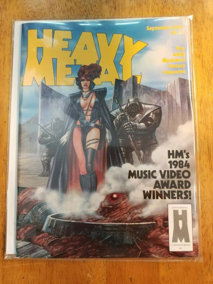 HEAVY METAL MAGAZINE SEPTEMBER 1984 EXCELLENT CONDITION MUSIC AWARD NEAR MINT LN