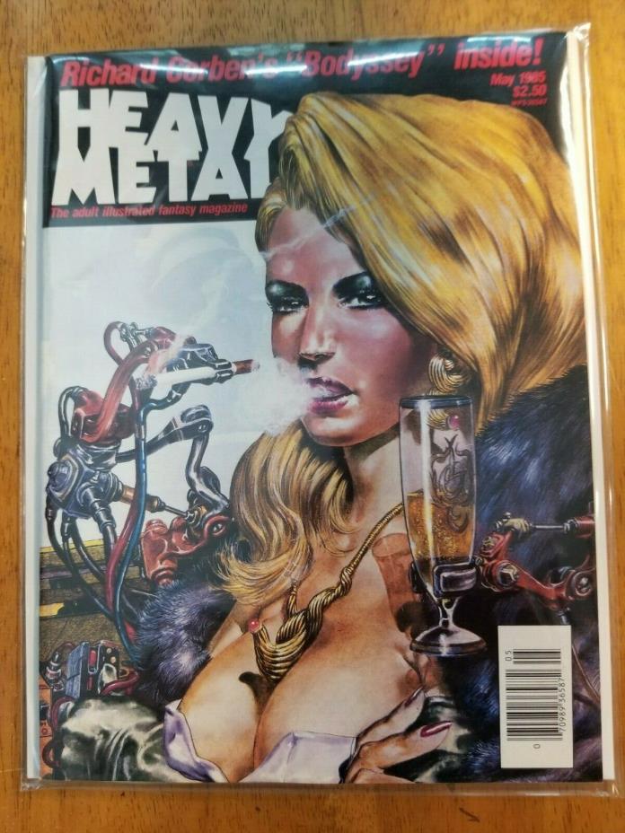 HEAVY METAL MAGAZINE MAY 1985 EXCELLENT CONDITION CORBEN'S BODYSSEY MINTY LN