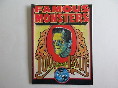 Famous Monsters of Filmland, issue 100, 1973 MILESTONE ISSUE