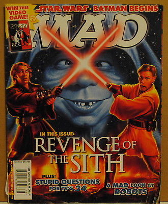 MAD Magazine Issue 454 June 2005 Star Wars Revenge of The Sith Batman