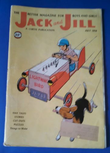 Vintage ~ Children's ~ July 1958 ~ Jack and Jill Magazine ~