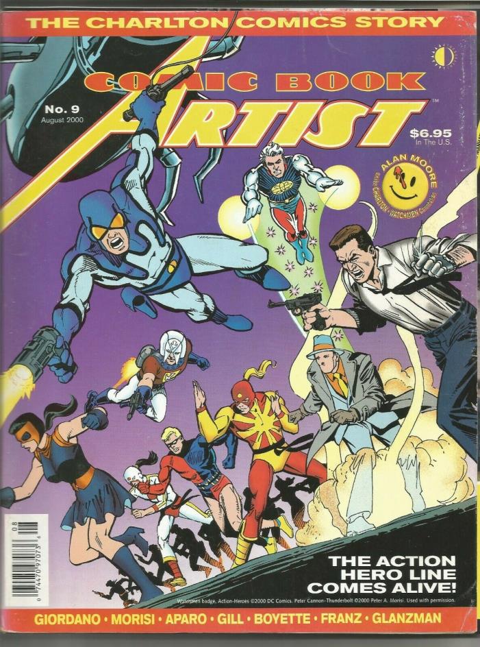 Comic Book Artist #9 Charlton Comics Story Watchmen connection.Alan Moore