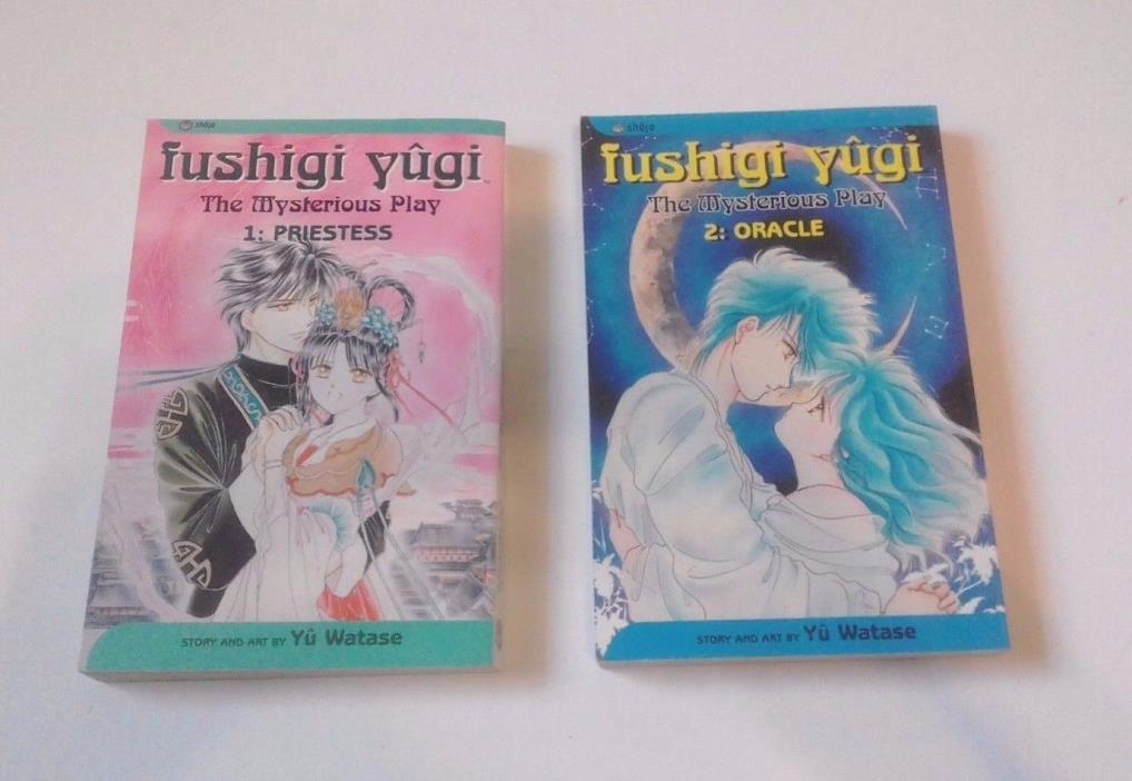 Fushigi Yugi The Mysterious Play Vol 1: Priestess & 2: Oracle Manga by Yu Watase