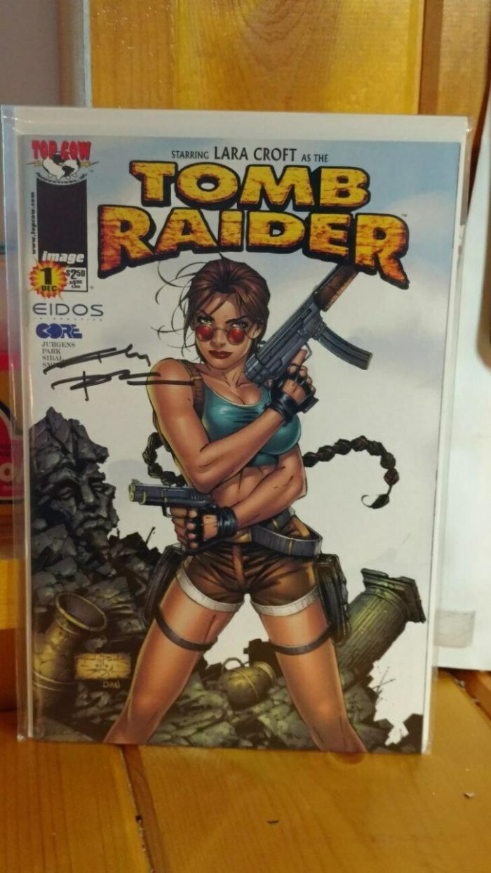Tomb Raider Lot (16) With Andy Park Signature/TP/Etc (Rare)