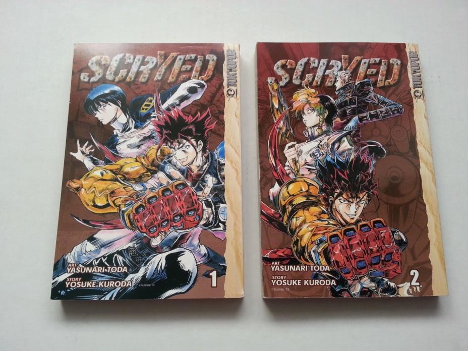 SCRYED Vol 1 and 2 Manga Graphic Novel English - Yasunari Toda & Yosuke Kuroda