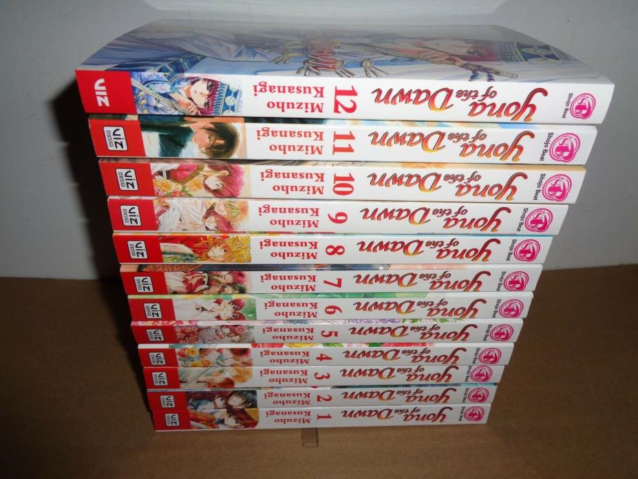 Yona of the Dawn Vol. 1-12 by Mizuho Kusanagi Viz Manga Book Lot in English