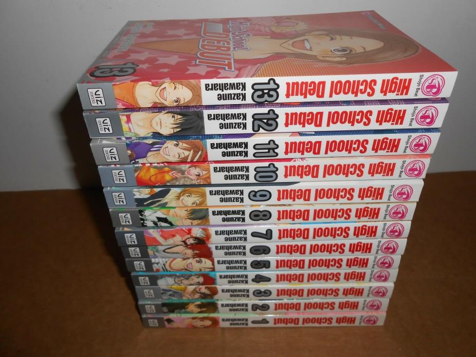 High School Debut vol. 1-13 by Kazune Kawahara Manga Book Complete Lot English
