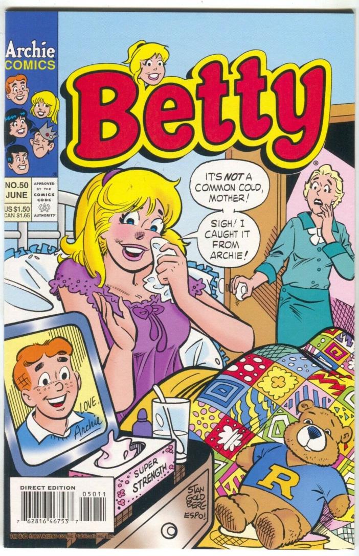 Betty 50 Archie 1997 NM Teddy Bear Riverdale