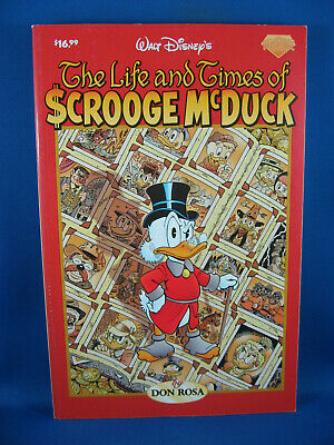 LIFE AND TIMES UNCLE SCROOGE MCDUCK PLUS COMPANION DON ROSA SC FIRST PRINT