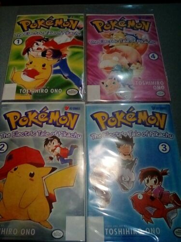 POKEMON ELECTRIC TALE OF PIKACHU 1 THRU 4 FINE each book sold for $5 alone!!