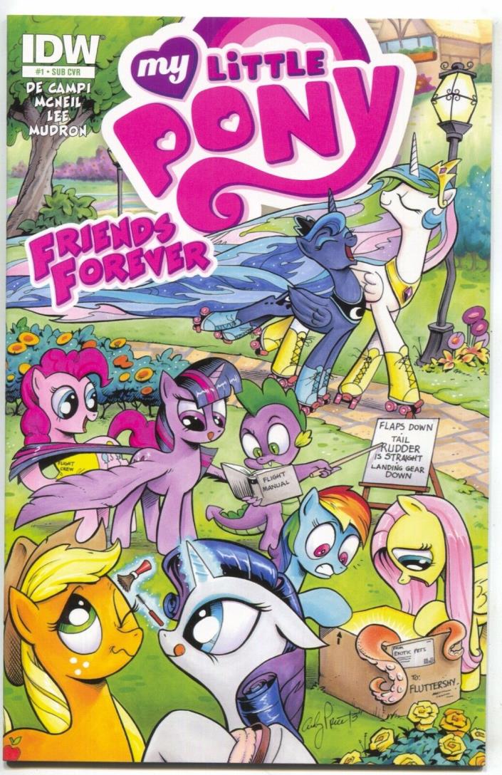 My Little Pony Friends Forever 1 IDW 2014 NM Andy Price Sub Variant