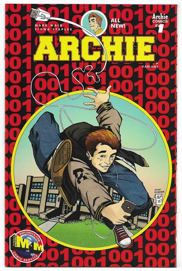 Archie #1 (Sep 2015, Archie Comics) M & M Chris Forman Homage Variant Cover