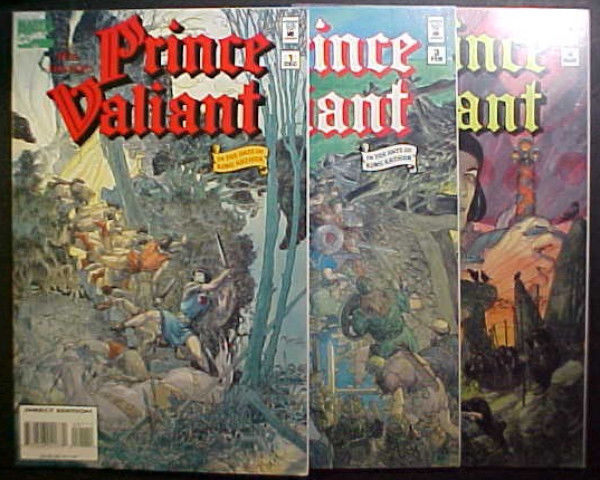 PRINCE VALIANT #1, 3 and 4! 1994 MARVEL COMICS!