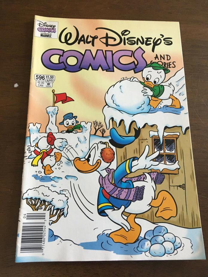 WALT DISNEY'S COMICS AND STORIES # 596 VF MARVEL DISNEY COMICS 1995 NEWSSTAND
