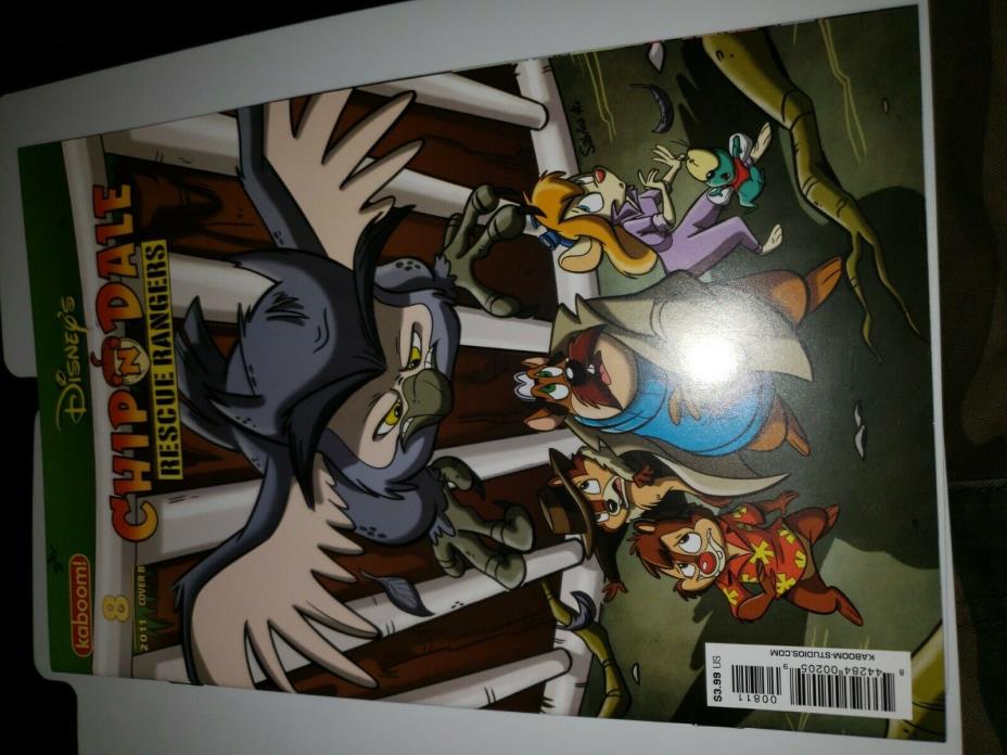 CHIP N DALE RESCUE RANGERS #8 Cover B 1st Print Near Mint to NM+ Disney Boom HTF