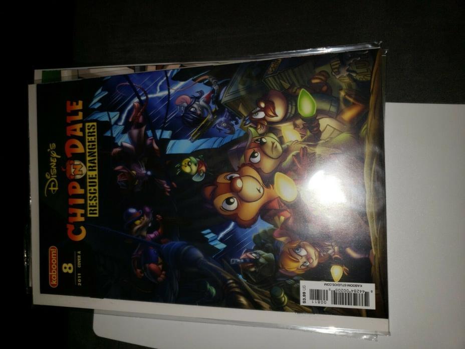 CHIP N DALE RESCUE RANGERS #8 Cover A 1st Print Near Mint to NM+ Disney Boom HTF