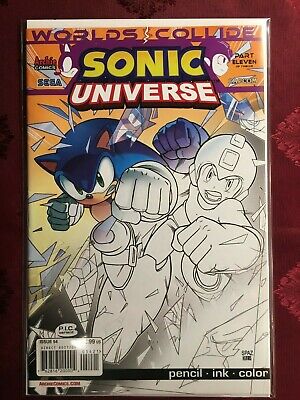 SONIC UNIVERSE Comic #54 Variant Sept 2013 WORLDS COLLIDE 11 of 12 Bagged MINT