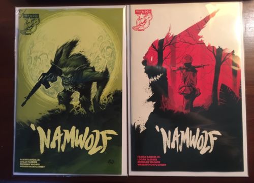 Namwolf issue #1 Cover A & B Powell Variant NM 1st Prints Albatross Rangel Jr.