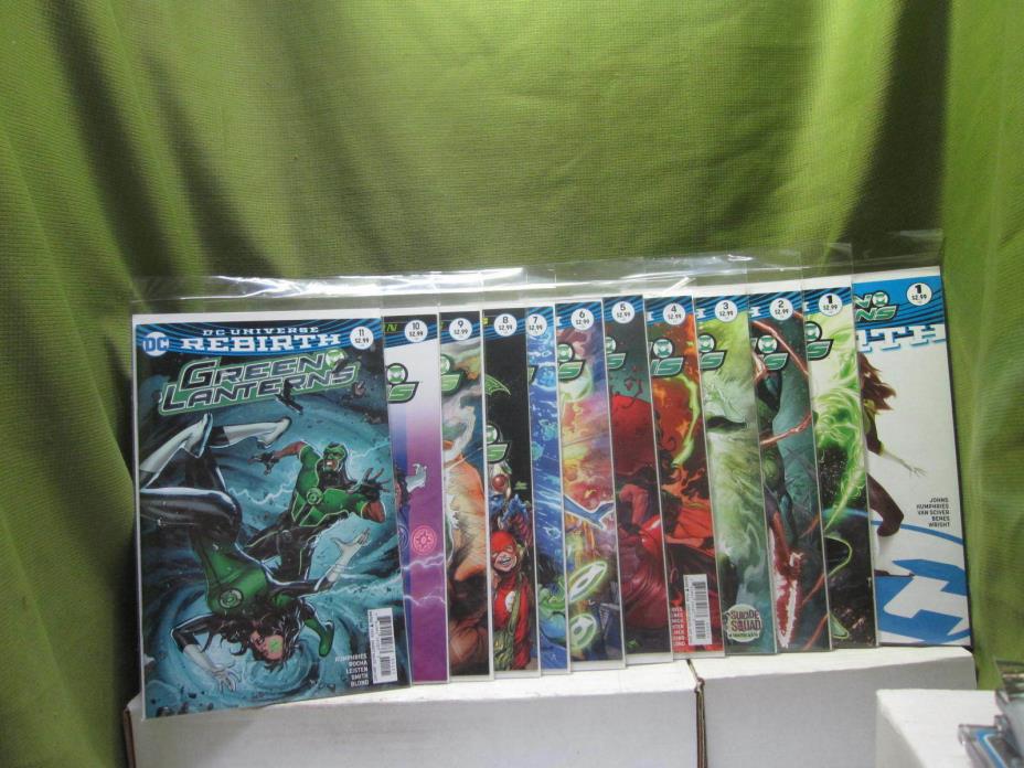 17  Green Lanterns rebirth #1-One  shot + # 1 --# 18  all 1st Prints cheap