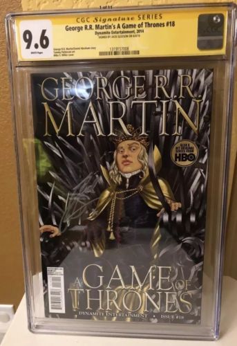 A GAME OF THRONES #18 CGC 9.6 SIGNED BY JACK GLEESON (Joffrey)