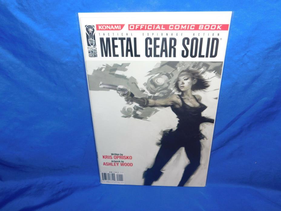Metal Gear Solid 1 Variant Kris Oprisko Ashley Wood Konami Video Game Snake VF+